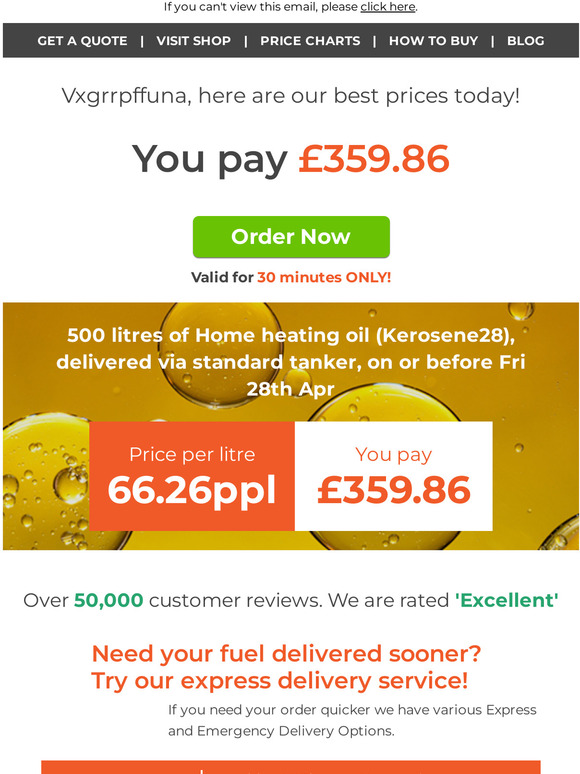 Boiler Juice Your heating oil quote — Milled