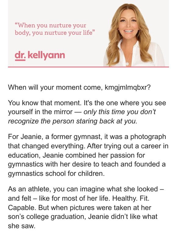 Dr. Kellyann What happens when “fit” turns 50? Milled