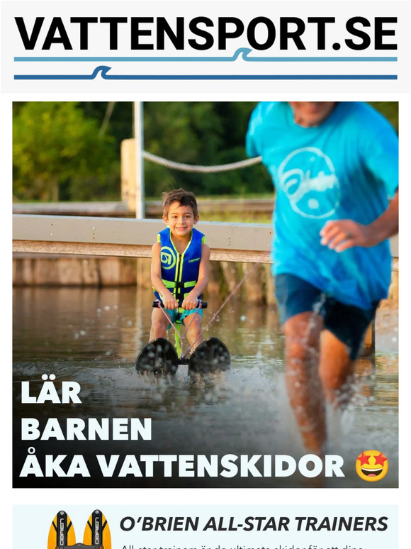 Dags att lära barnen åka vattenskidor? ☀