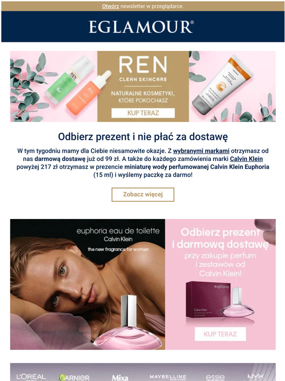 🚚 Dostawa gratis z wybranymi markami + Calvin Klein z 🎁