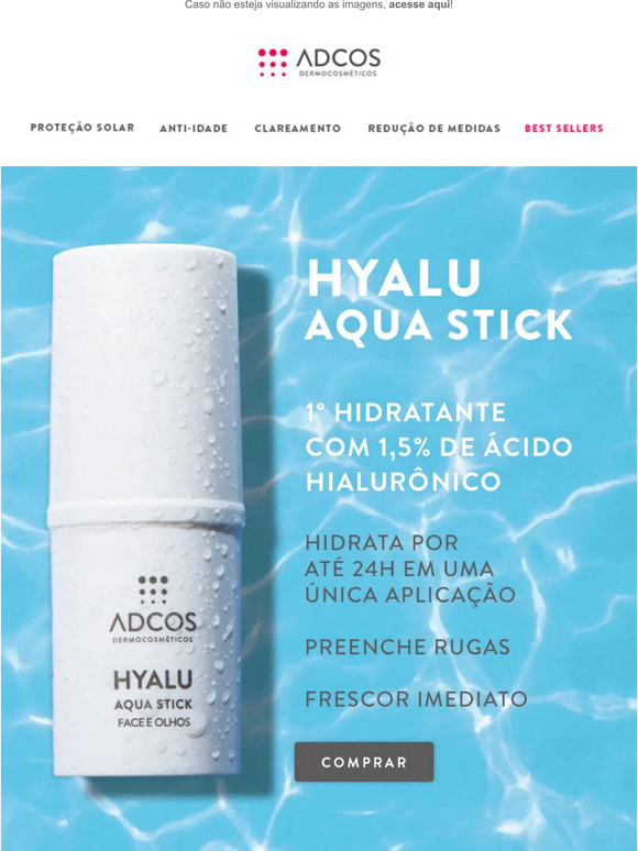 💙 Já conhece o Hyalu Aqua Stick?