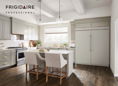 Up to $1200 Back* with purchase of a Frigidaire Professional AI Refrigerator and AI Freezer