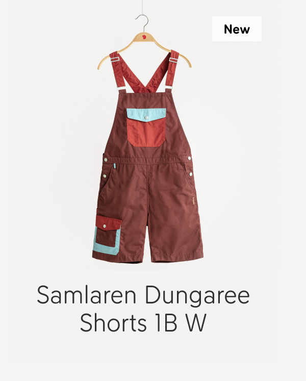 Samlaren Dungaree Shorts 1C W