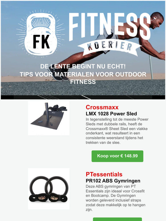 De lente begint echt! perfect om weer buiten te trainen