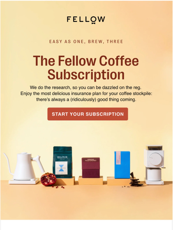 Fellow Products How to find the Coffee Subscription for you Milled