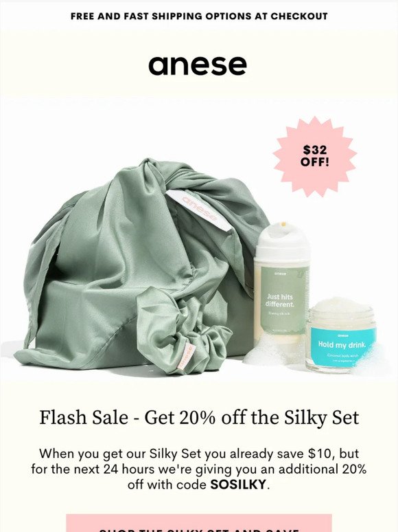 Save $30 on the Silky Set