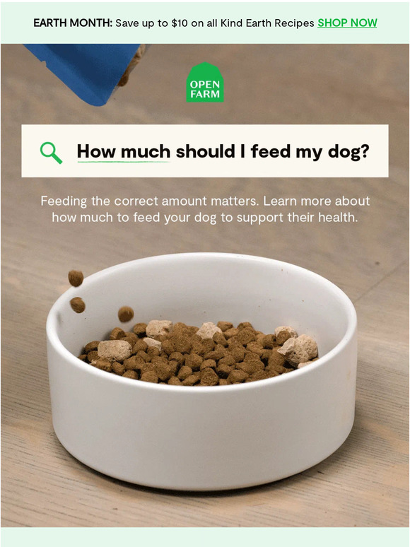 Open Farm How Much Food Should My Dog Eat? Milled
