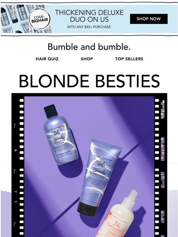 Bumble and Bumble: 3 Steps for Illuminated Blonde this spring. | Milled