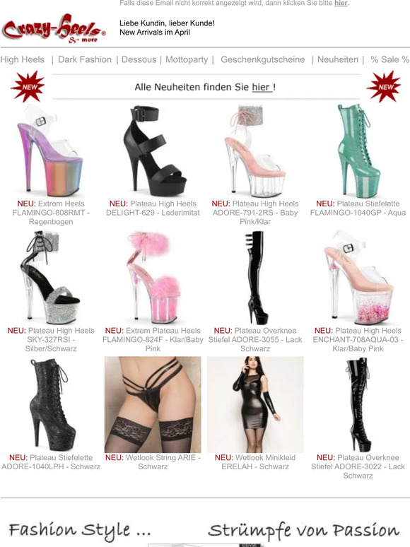 New Arrivals im April