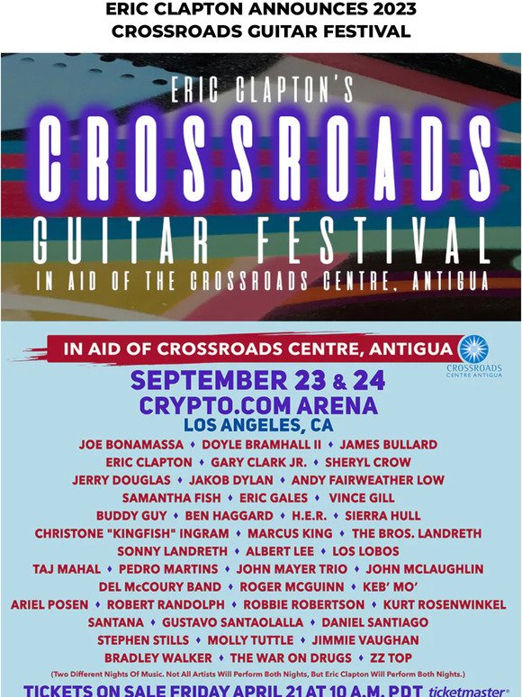 Guitar Center Crossroads Guitar Festival returns soon Milled