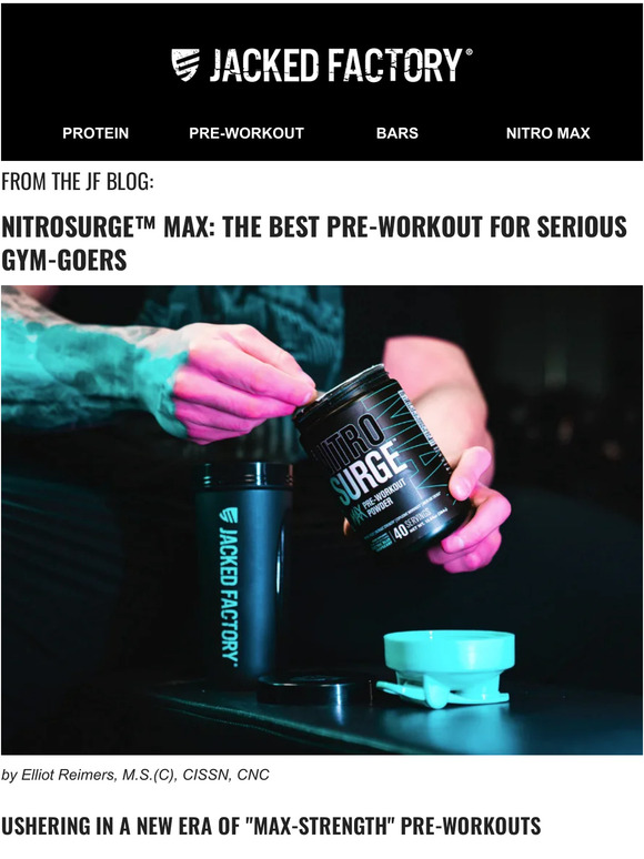 Jacked Factory A New Era of PreWorkouts. Milled