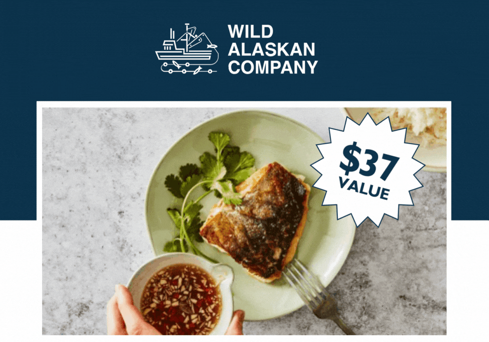 Wild Alaskan Company 15 OFF + FREE Sablefish Milled