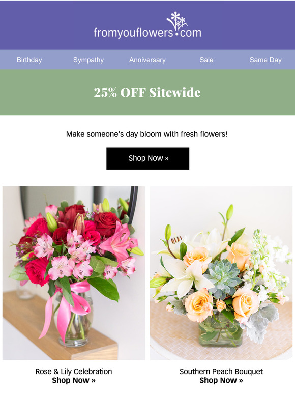 Sympathy Flowers & Gifts - FromYouFlowers