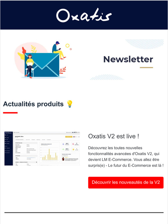 Découvrez les fonctionnalités d'Oxatis V2