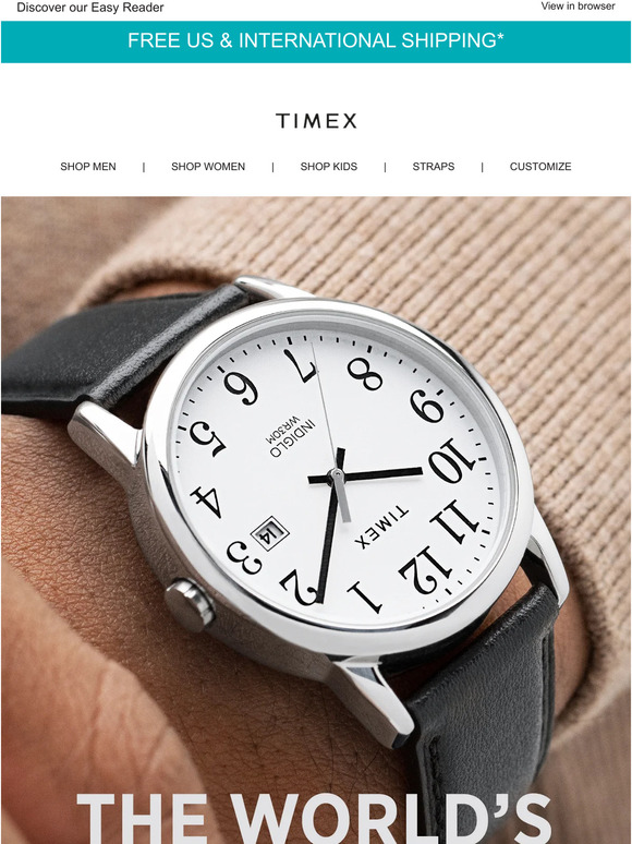 Timex US/CAN Our Easy Reader just got easier Milled