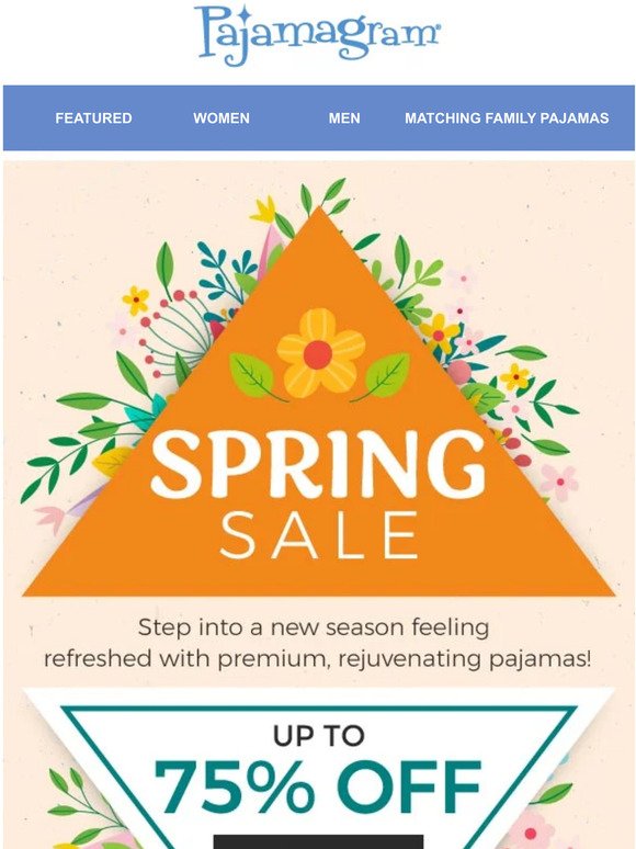 Spring Sale Starts Now
