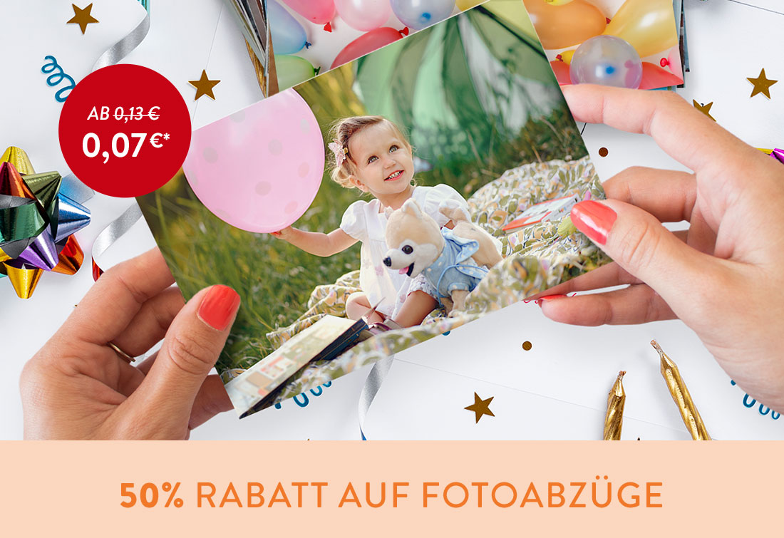 Bis zu 60% Rabatt auf Geschenke und Fotoabzüge