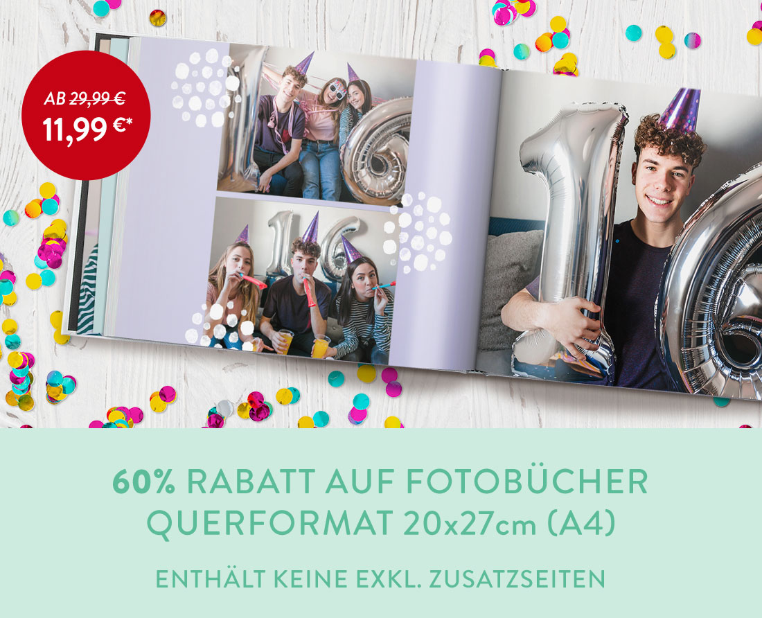 Bis zu 60% Rabatt auf Geschenke und Fotoabzüge