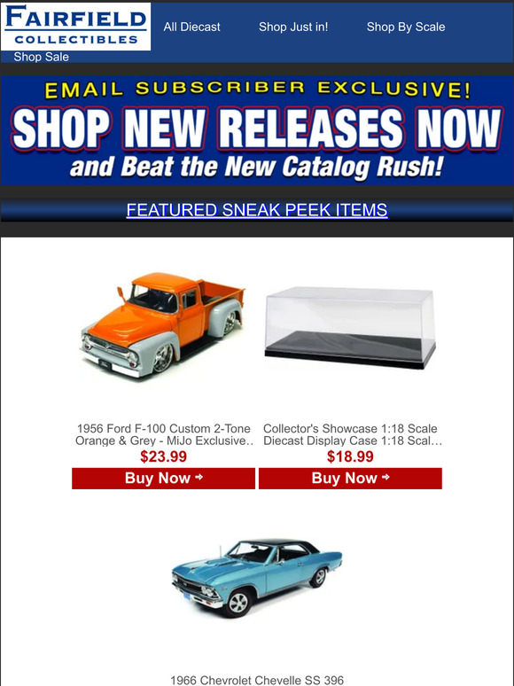 Fairfield Collectibles Sneak Peek! Items from our catalog