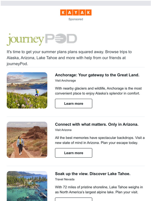 Summer travel plans right this way.