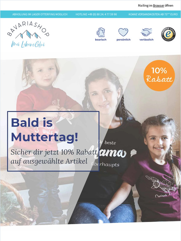 ❗ACHTUNG -10% auf Muttertags Geschenke