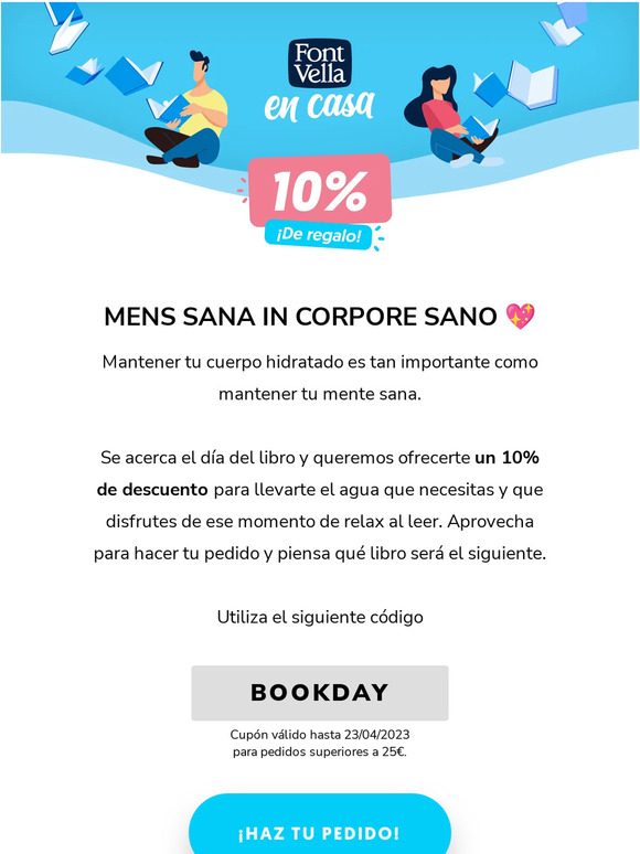 ¡Tenemos un descuento para ti! 💧