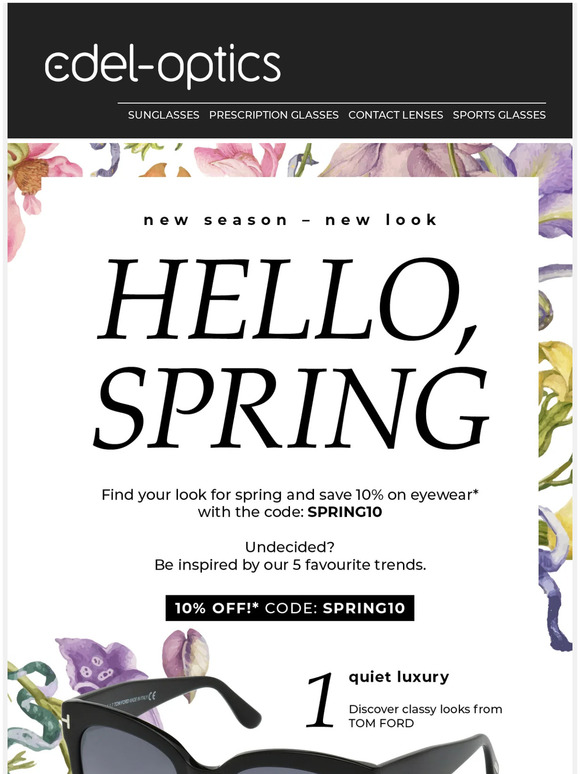 Hello, Spring! 🌱 10% discount