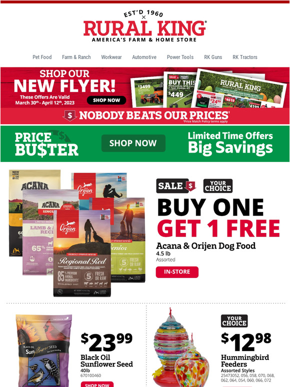 Rural For All The Critters Whether Pet, Livestock Or