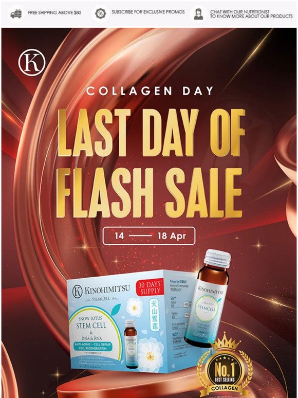 ⌛ Last Day Of Collagen Day Flash Sale! Don't Miss Out!