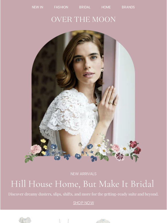 Over The Moon Hill House Home, But Make It Bridal Milled