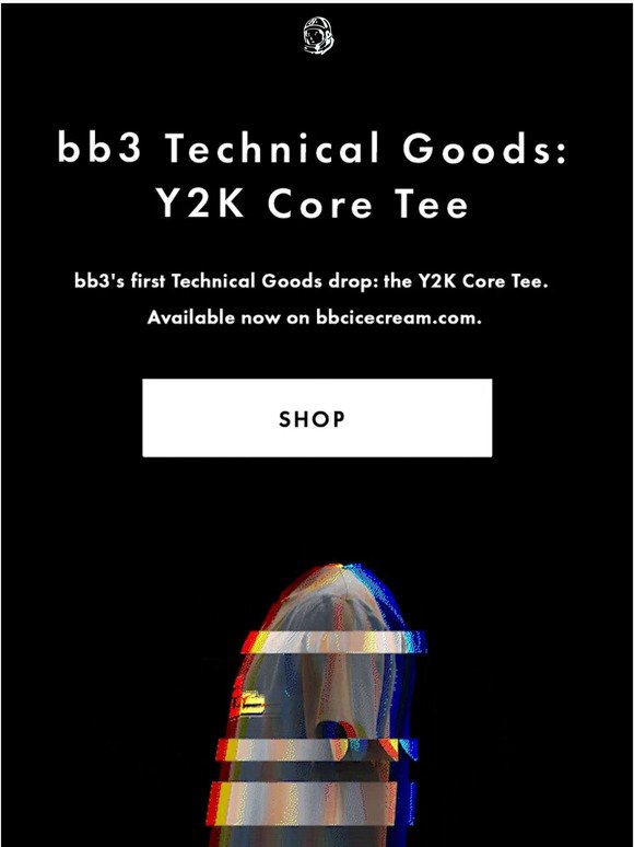 bb3 Technical Goods: Y2K Core Tee - AVAILABLE NOW