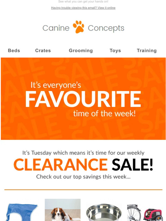 Tuesday = SALE