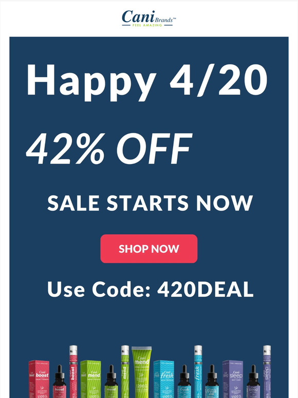420 SALE STARTS NOW ⚡️