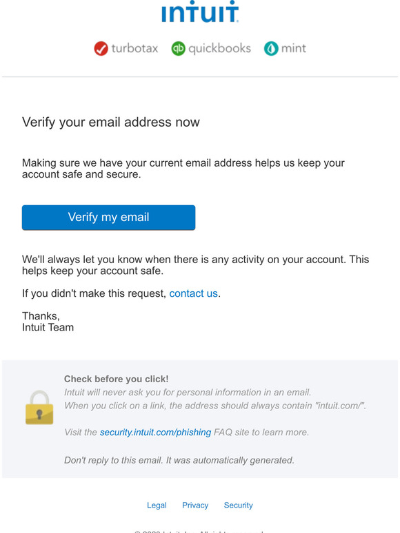 Your Intuit Account