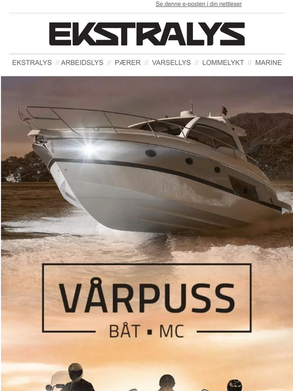 Se og bli sett til havs og på land