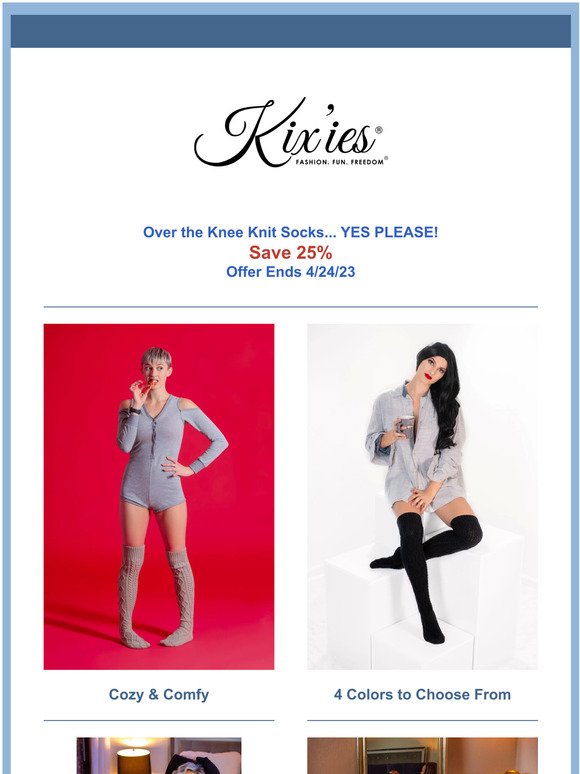 Kix'ies Over the Knee Knit Socks 25% Off