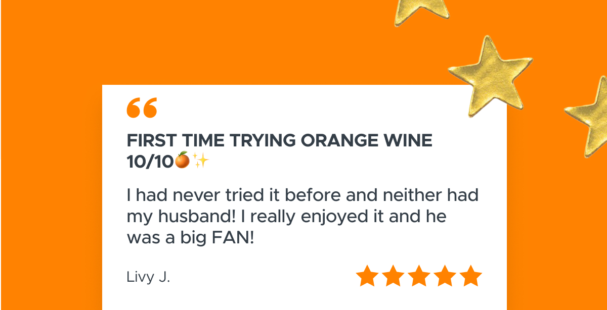 FIRST TIME TRYING ORANGE WINE 10/10🍊✨