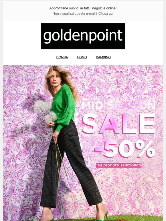 MID SEASON SALE 🌼 | fino al -50%!