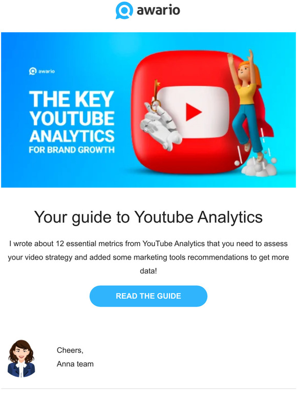 Where to find the metrics to track for YouTube growth?