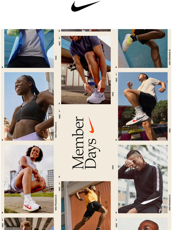 Nike Member, Member Days is coming