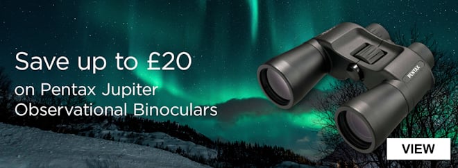 Save up to £20 on Pentax Jupiter Observational Binoculars
