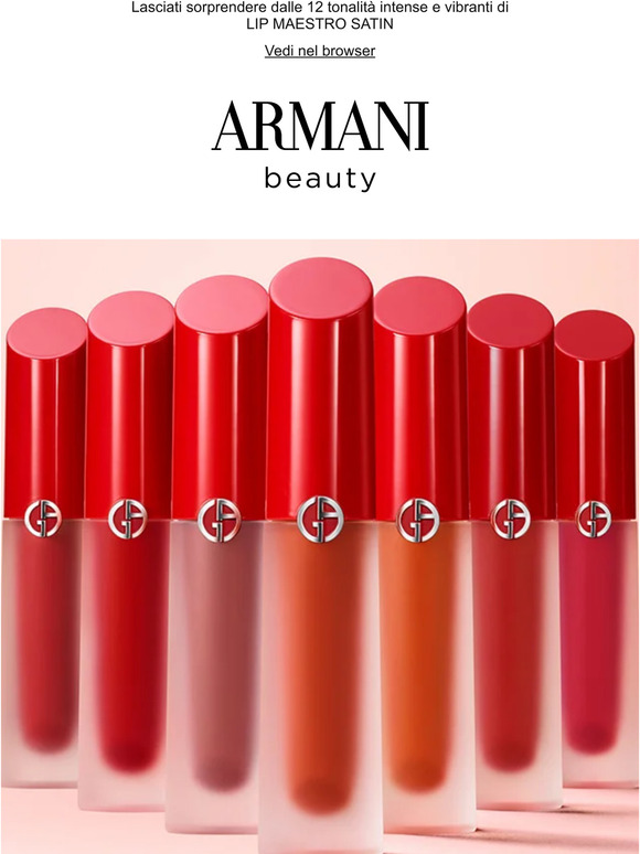 Scopri il nuovo Lip Maestro Satin