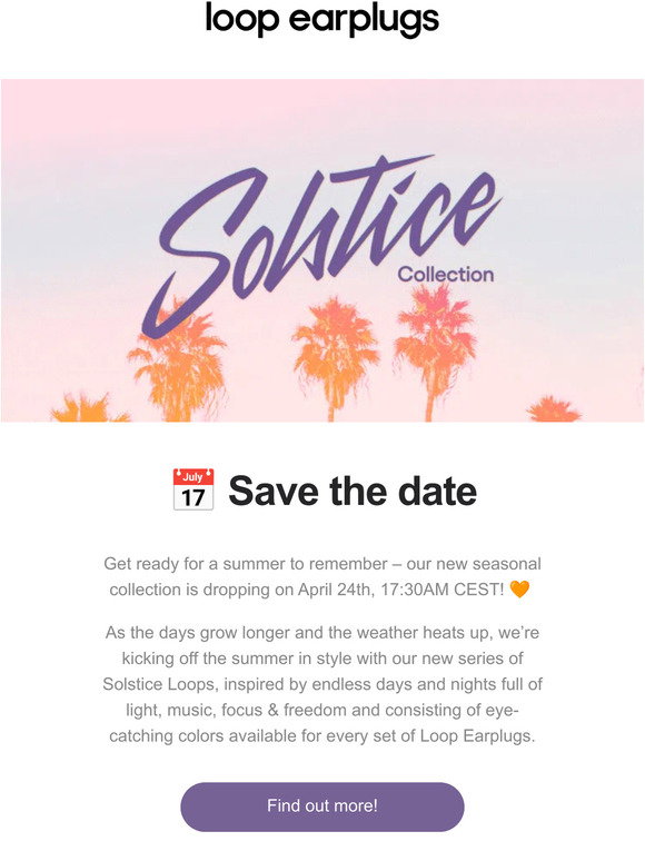 Loop: 📅 Save the date | Milled
