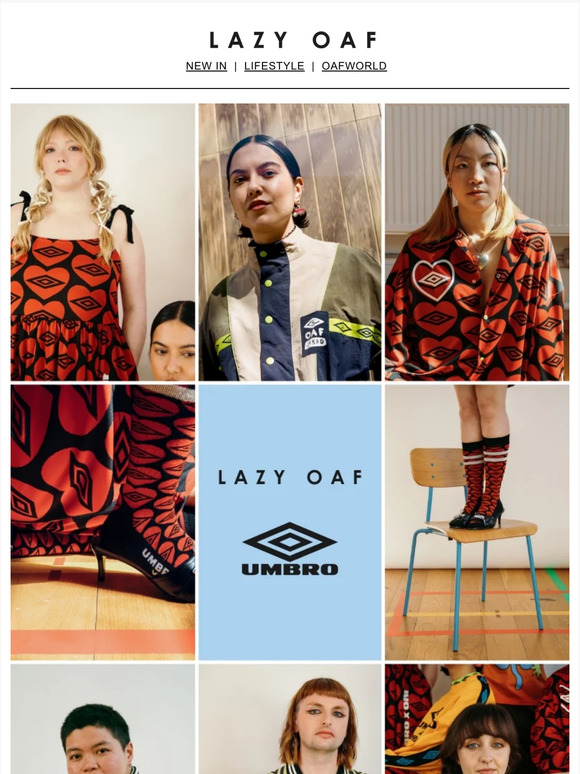 PREVIEW: LAZY OAF X UMBRO