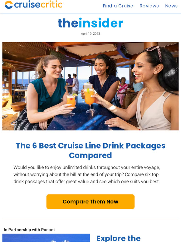 Cruise Critic Sip and Save Uncovering the 6 Best Drink Packages at