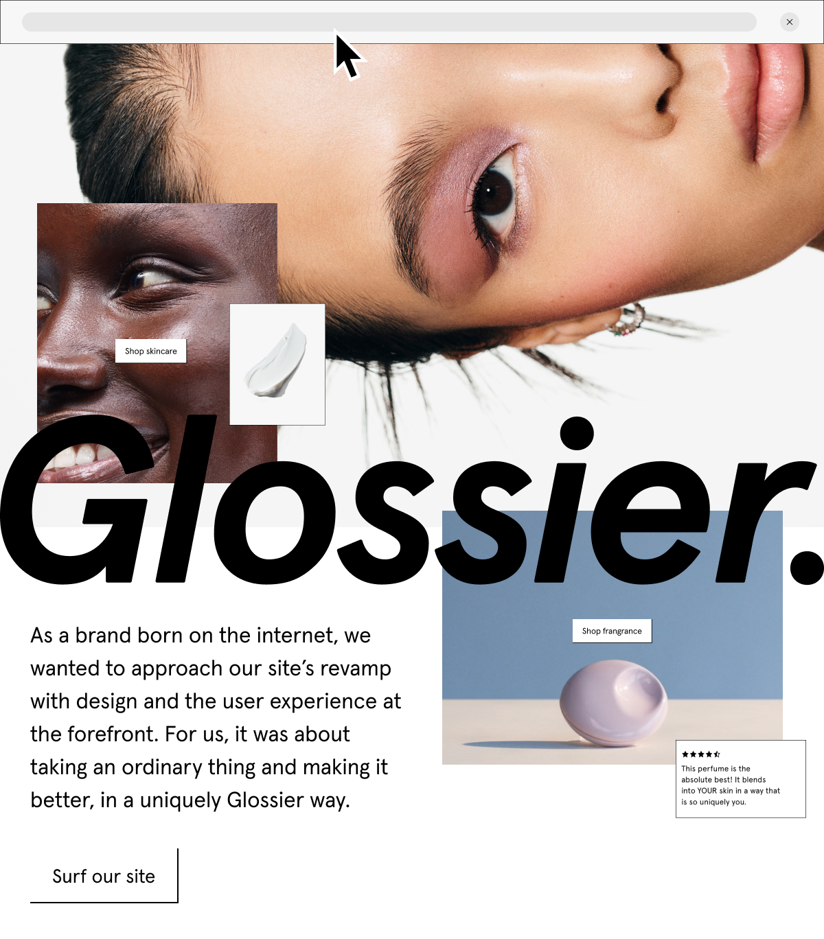 Glossier: The new Glossier.com | Milled
