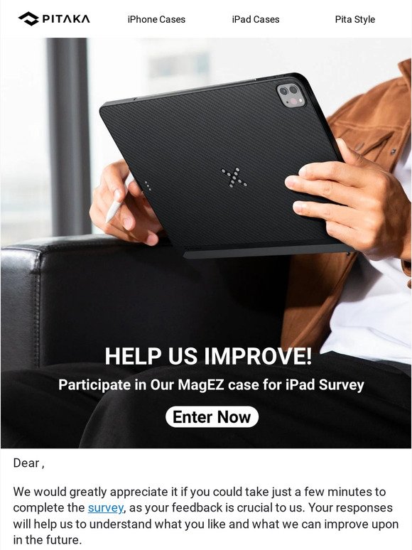Help Us Improve! Participate in Our MagEZ case for iPad Survey