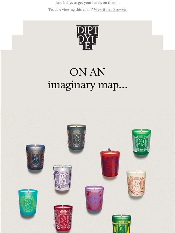 Diptyque The City Candles are here... Milled
