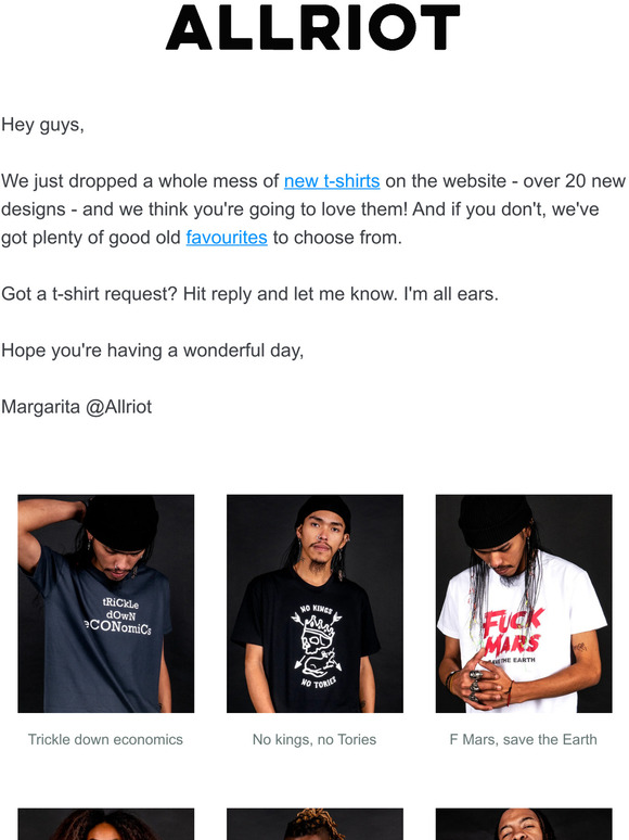 New tees