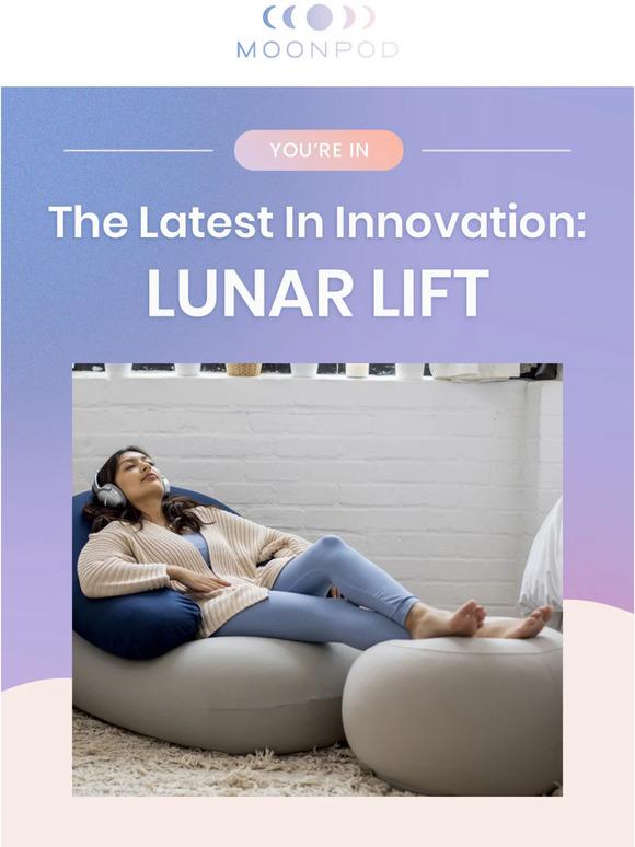 Elevate your feet & float into relaxation